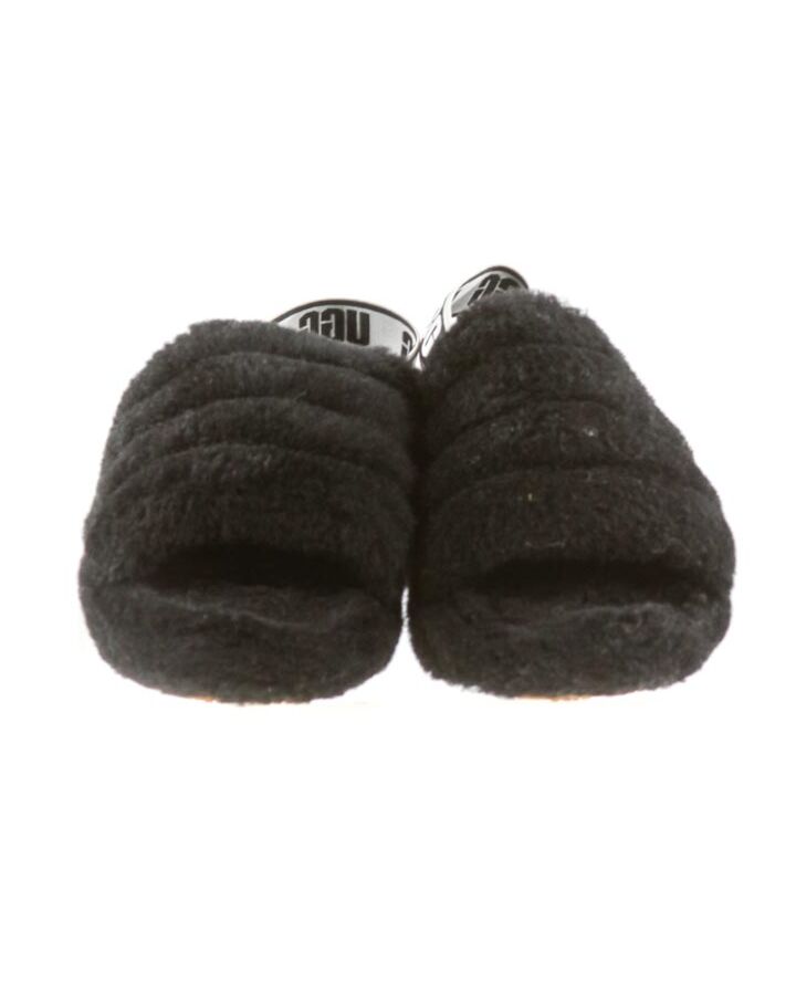 UGG BLACK SLIPPERS *SIZE CHILD 3; EUC