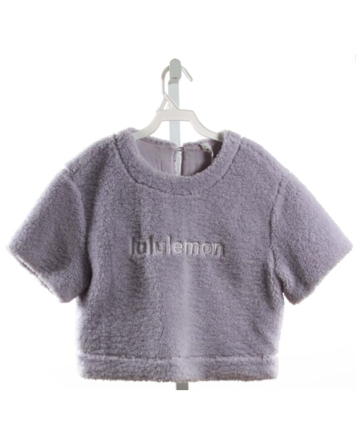 LULULEMON  LAVENDER FLEECE   SHIRT-SS