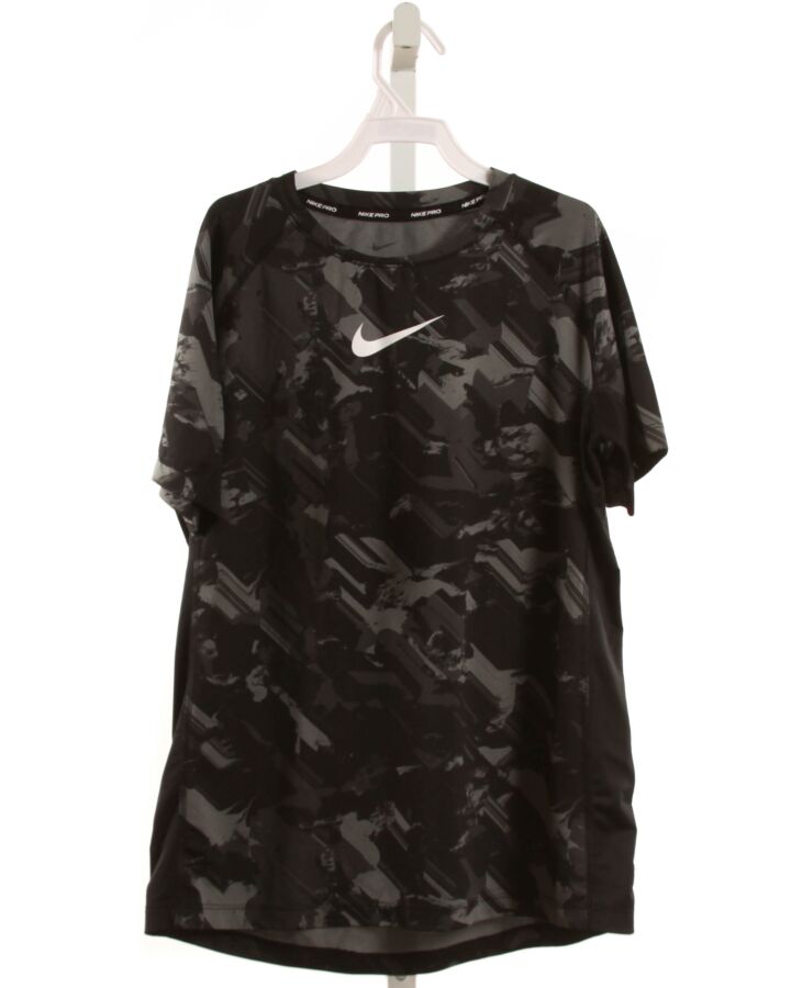 NIKE  BLACK    KNIT SS SHIRT