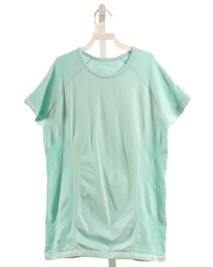 ATHLETA GIRL  AQUA    KNIT SS SHIRT