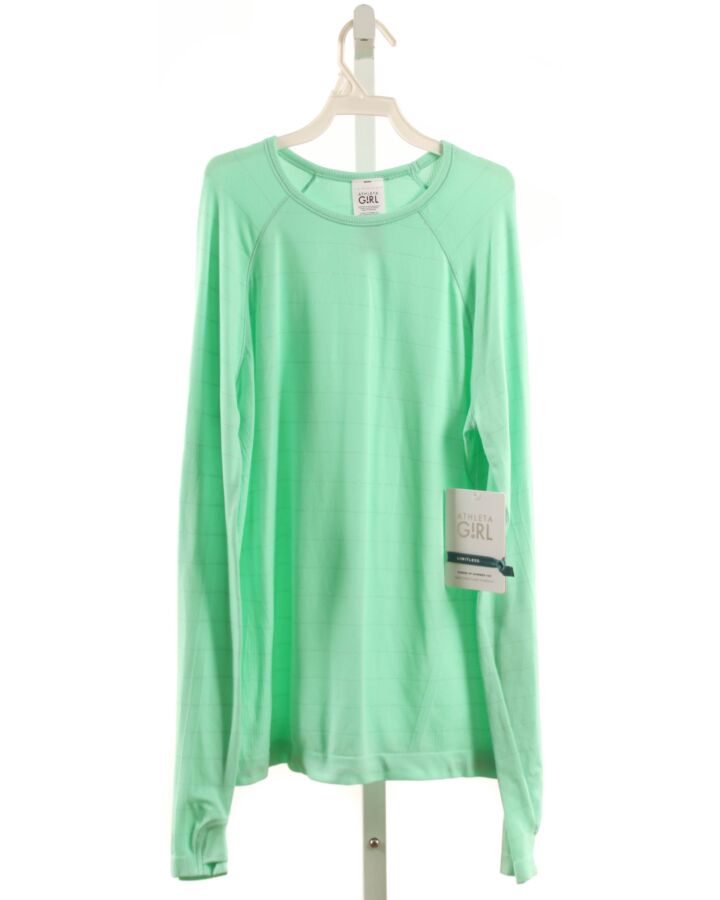 ATHLETA GIRL  MINT    KNIT LS SHIRT