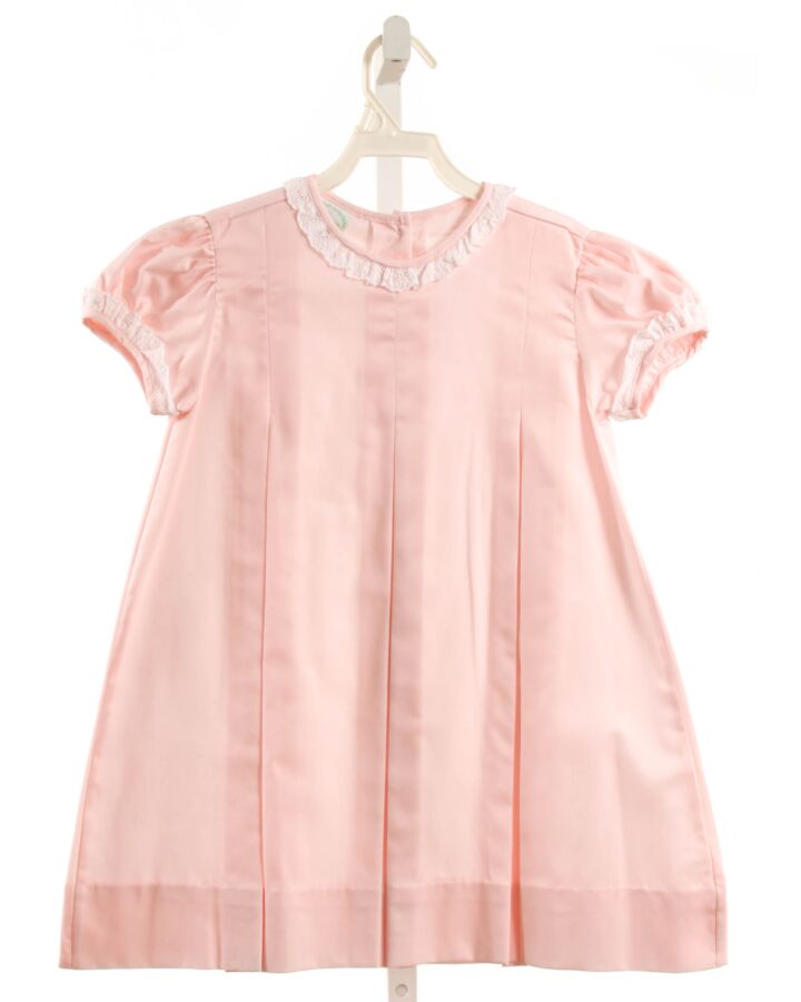 MARY & GRACE  LT PINK    DRESS WITH EYELET TRIM