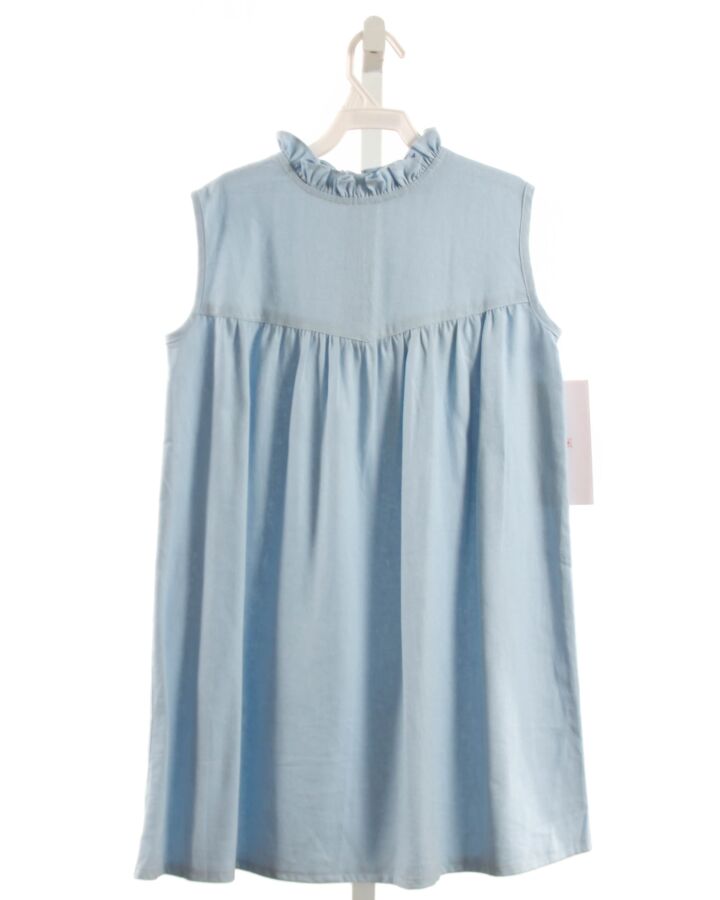 HANNAH KATE  LT BLUE LINEN   DRESS