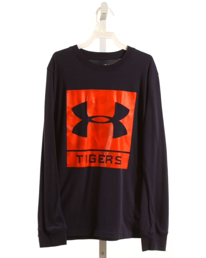 UNDER ARMOUR  NAVY  PRINT  KNIT LS SHIRT