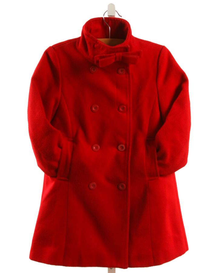 RICHIE HOUSE KIDS  RED    DRESSY OUTERWEAR WITH BOW