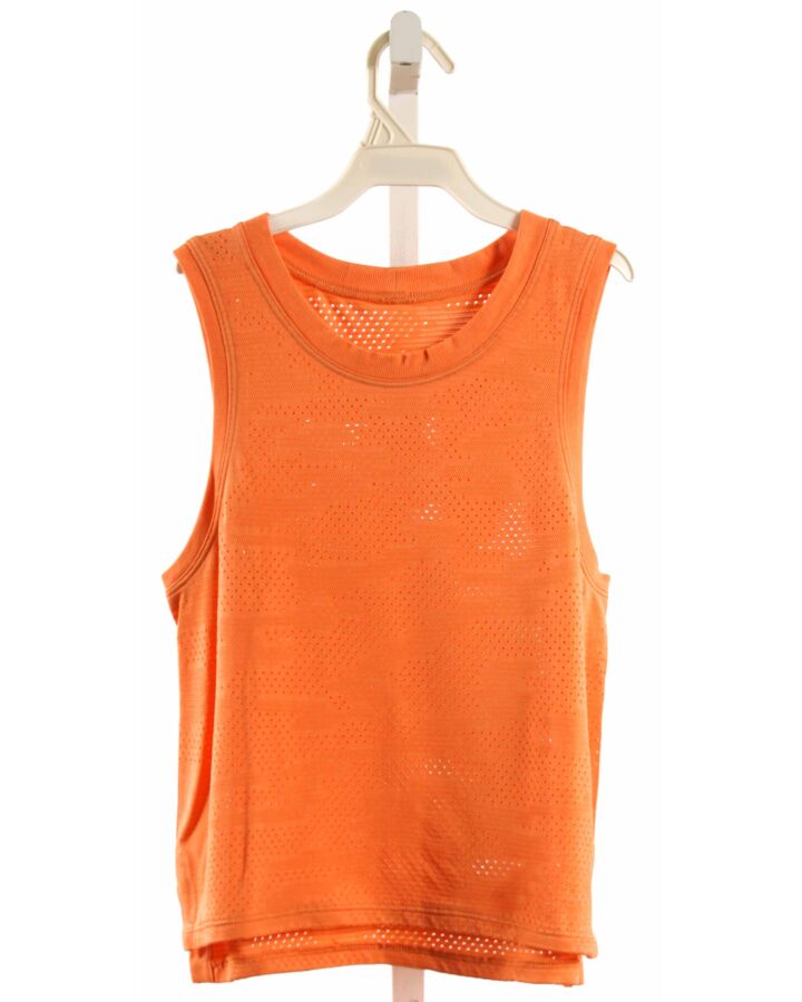 LULULEMON  ORANGE    KNIT TANK
