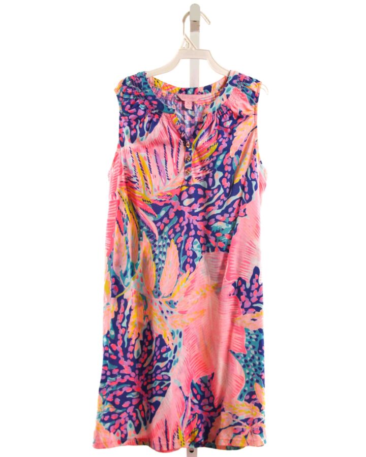 LILLY PULITZER  HOT PINK  FLORAL  DRESS