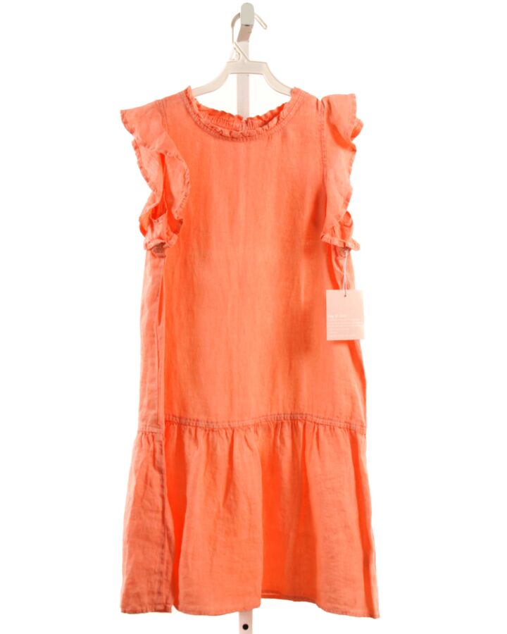BELLA DAHL  ORANGE LINEN   DRESS
