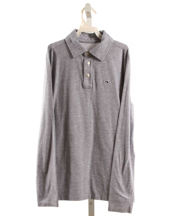 VINEYARD VINES  NAVY    KNIT LS SHIRT