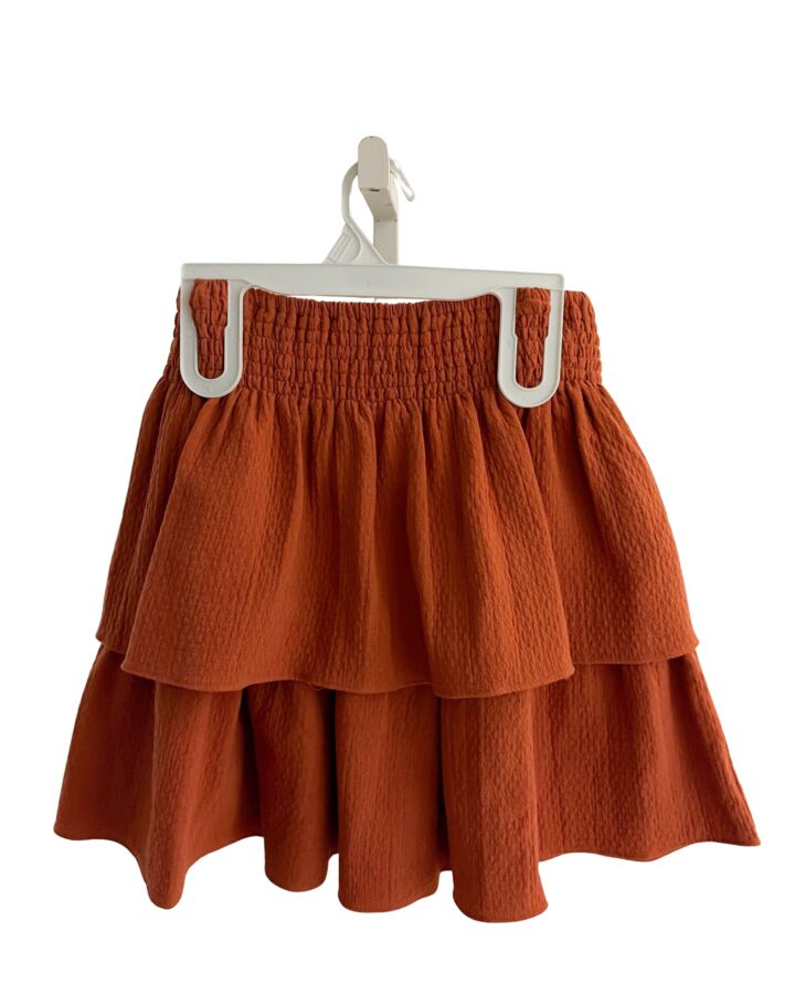 GABBY  ORANGE    SKIRT