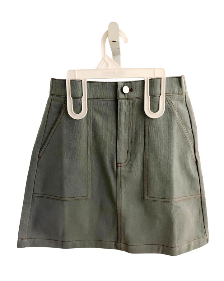 PLEAT.  DENIM    SKIRT