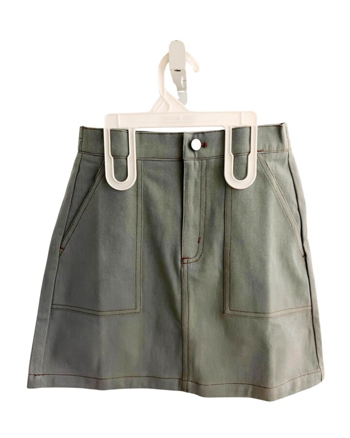 PLEAT.  DENIM    SKIRT