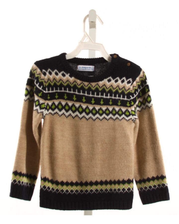 MAYORAL  BROWN    SWEATER
