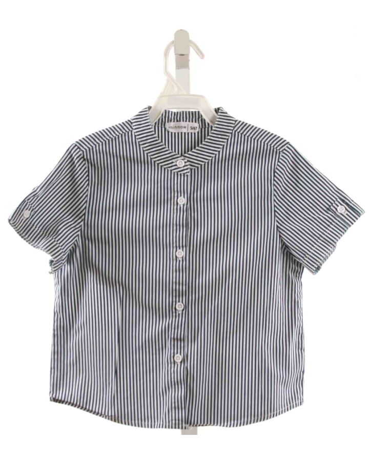 MINNOW  NAVY  STRIPED  DRESS SHIRT