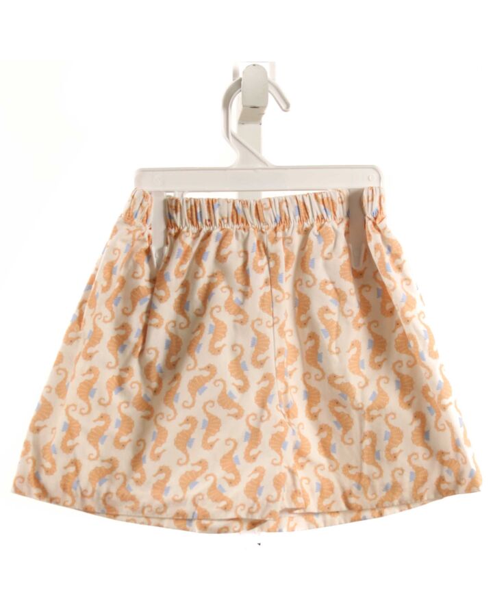 JAMES & LOTTIE  ORANGE  PRINT  SHORTS