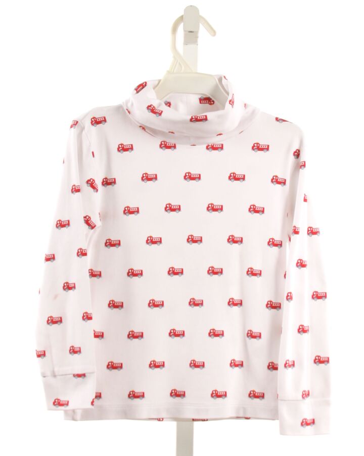 LITTLE ENGLISH  RED  PRINT  KNIT LS SHIRT