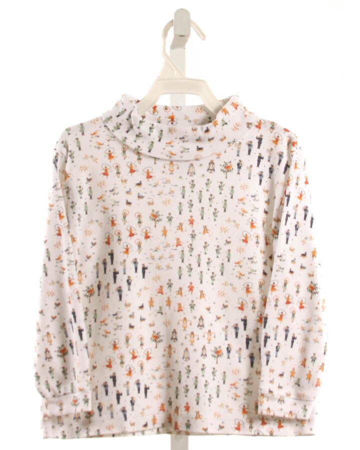 BELLA BLISS  MULTI-COLOR  PRINT  KNIT LS SHIRT