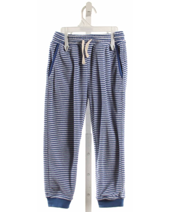 MINNOW  BLUE TERRY CLOTH STRIPED  PANTS