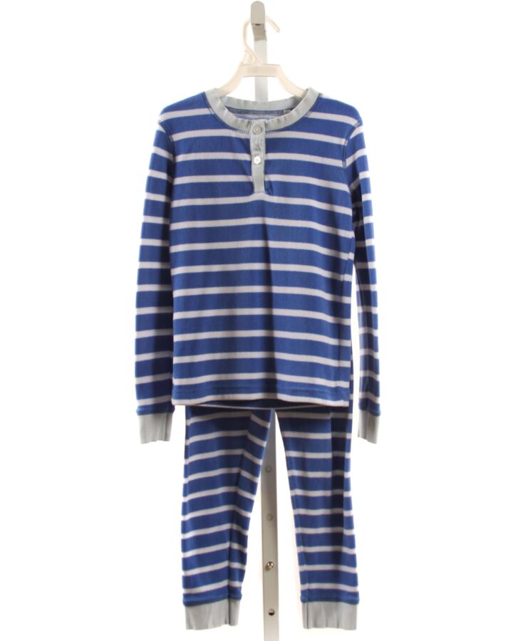 THE BEAUFORT BONNET COMPANY  BLUE FLEECE STRIPED  LOUNGEWEAR