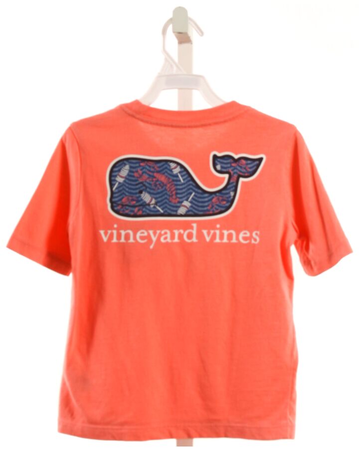VINEYARD VINES  PINK  PRINT  T-SHIRT