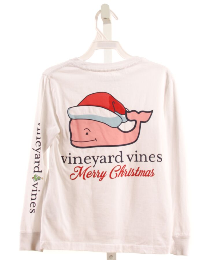 VINEYARD VINES  WHITE  PRINT  T-SHIRT