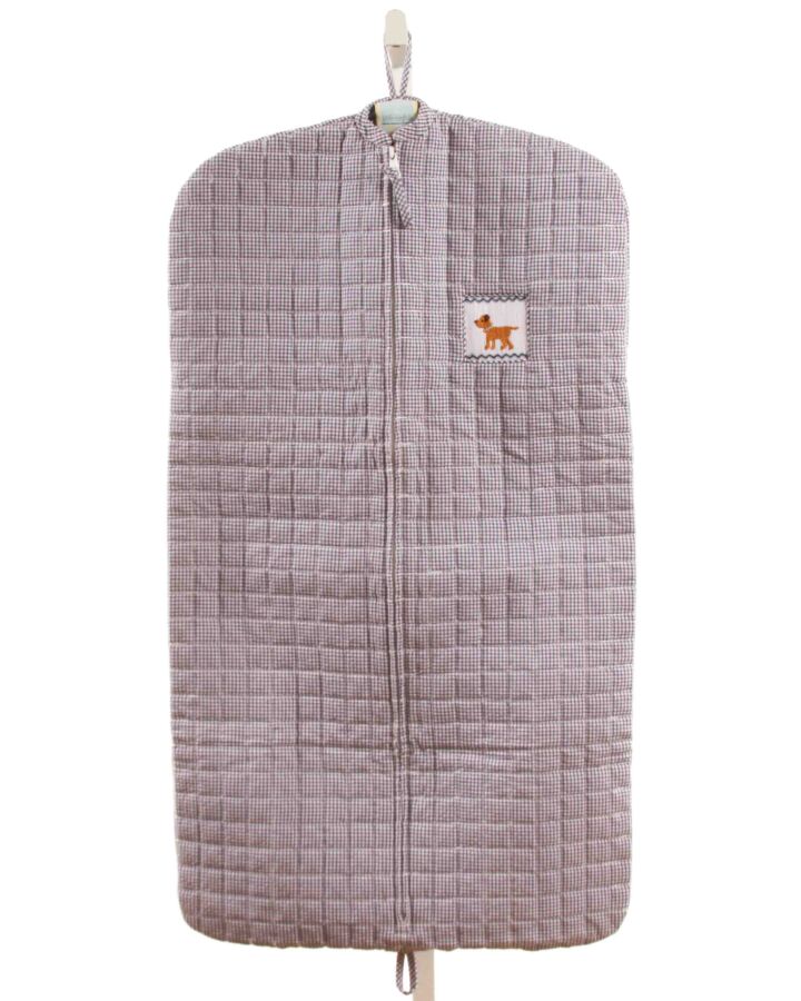 LITTLE ENGLISH  NAVY SEERSUCKER PLAID SMOCKED MISC
