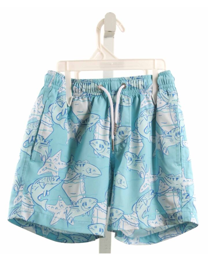 BERMIES  AQUA    SWIM TRUNKS