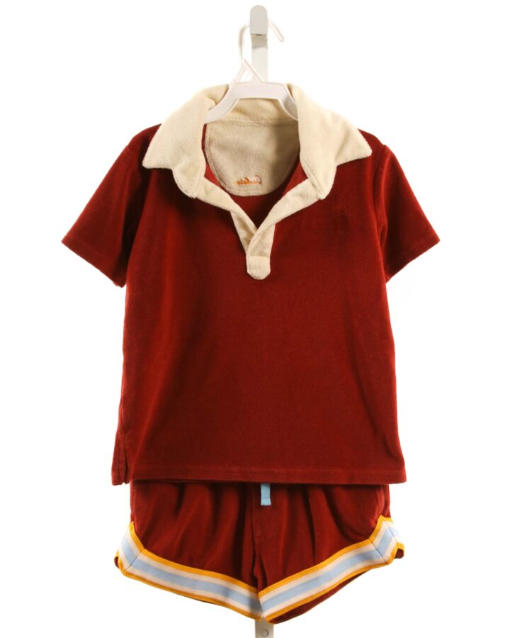 CADETS  MAROON TERRY CLOTH   2-PIECE OUTFIT