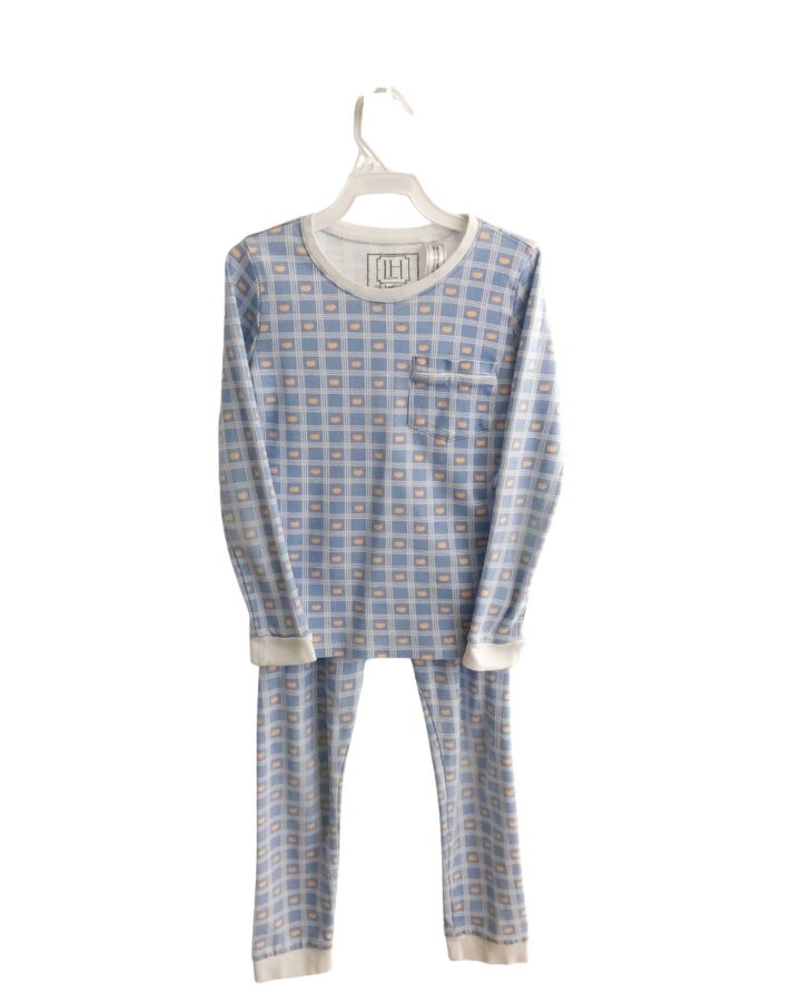 LILA + HAYES  LT BLUE   PRINTED DESIGN LOUNGEWEAR