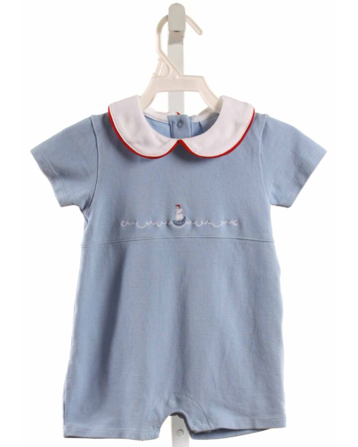 BELLA BLISS  BLUE PIQUE   SHORTALL