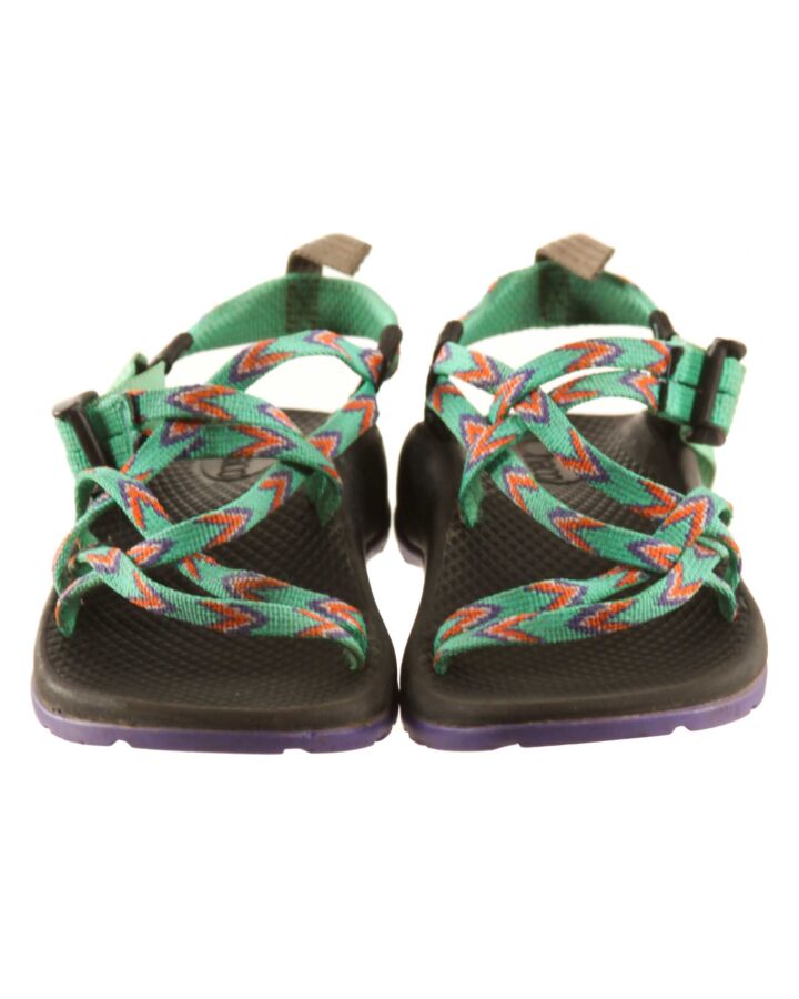 CHACO GREEN SANDALS  *EUC SIZE CHILD 1