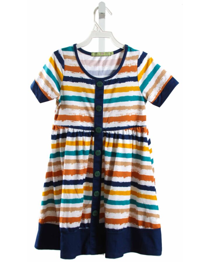 MILLIE LOVES LILY  MULTI-COLOR  STRIPED  KNIT DRESS