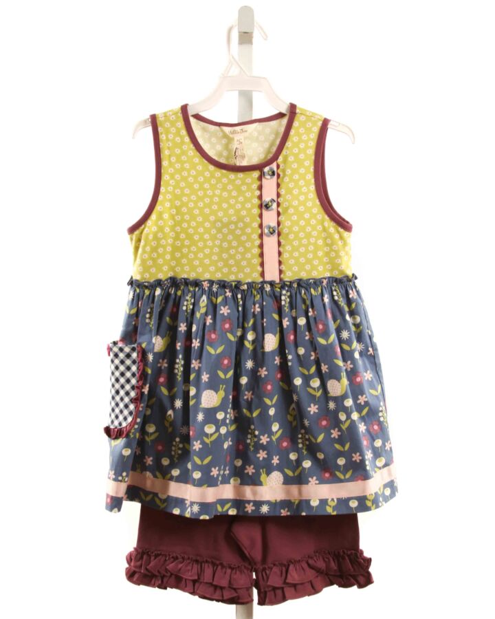 MATILDA JANE  MULTI-COLOR  FLORAL  2-PIECE OUTFIT