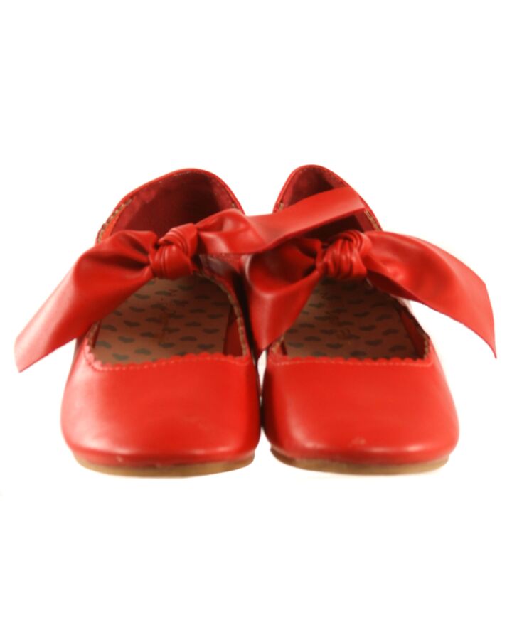 DREAM PARIS RED FLATS *THIS ITEM IS GENTLY USED WITH MINOR SIGNS OF WEAR (MINOR SCUFFS) *EUC SIZE CHILD 2