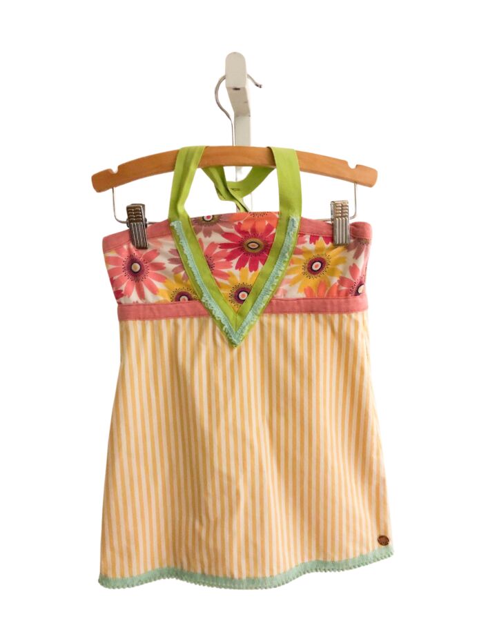 MATILDA JANE  YELLOW  STRIPED  SLEEVELESS SHIRT