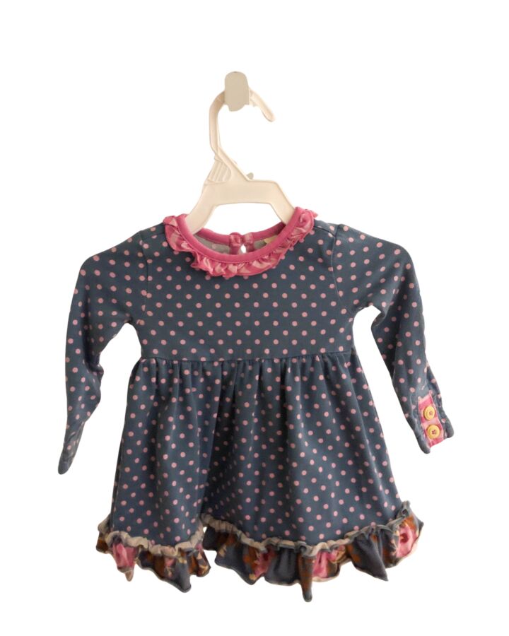 MATILDA JANE  BLUE  POLKA DOT  KNIT DRESS