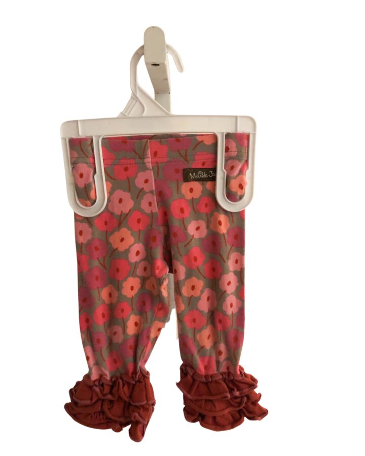 MATILDA JANE  PINK  FLORAL  PANTS WITH RUFFLE