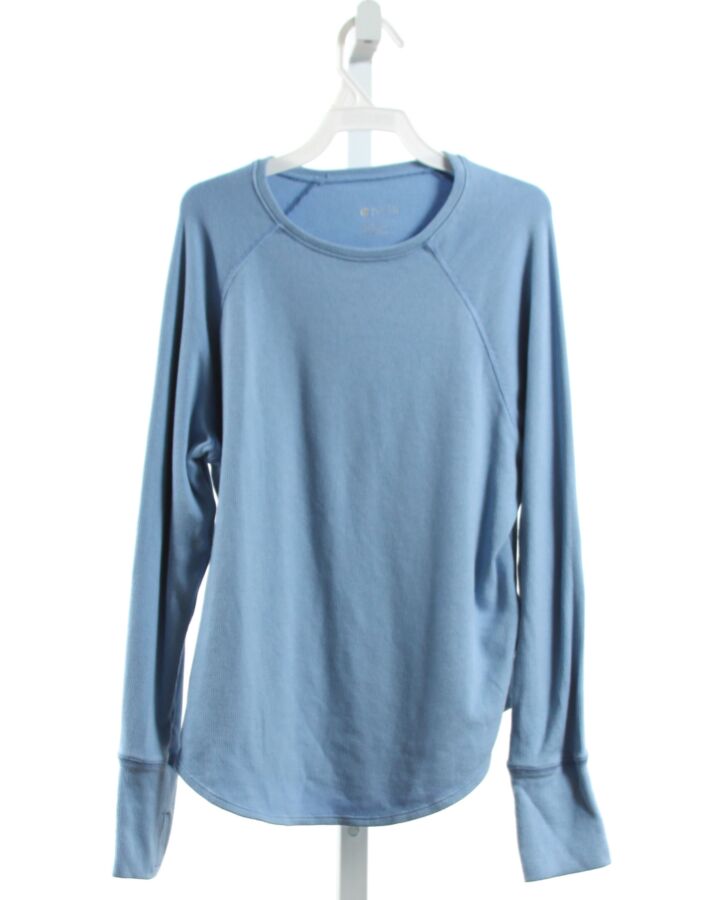 ZELLA GIRL  LT BLUE    KNIT LS SHIRT