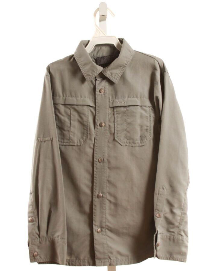 REI  GRAY    DRESS SHIRT