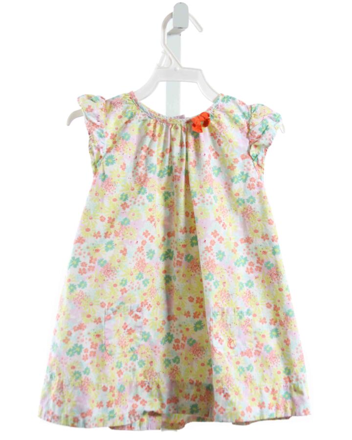 PETIT BATEAU  MULTI-COLOR  FLORAL  DRESS