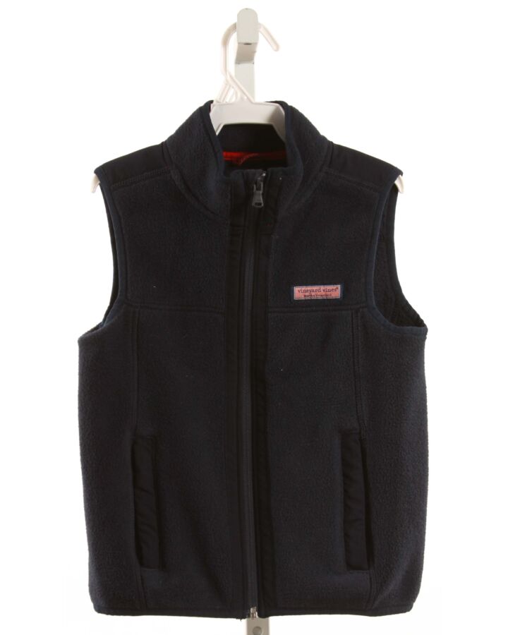 VINEYARD VINES  NAVY FLEECE   VEST