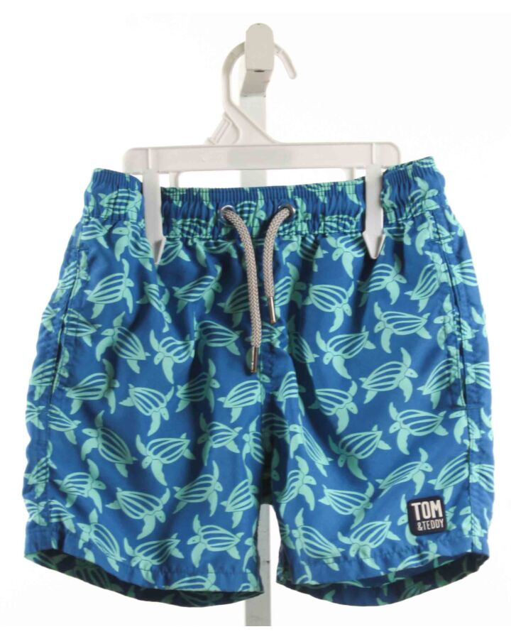 TOM & TEDDY  BLUE    SWIM TRUNKS