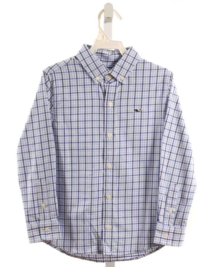 VINEYARD VINES  LT BLUE  PLAID  DRESS SHIRT