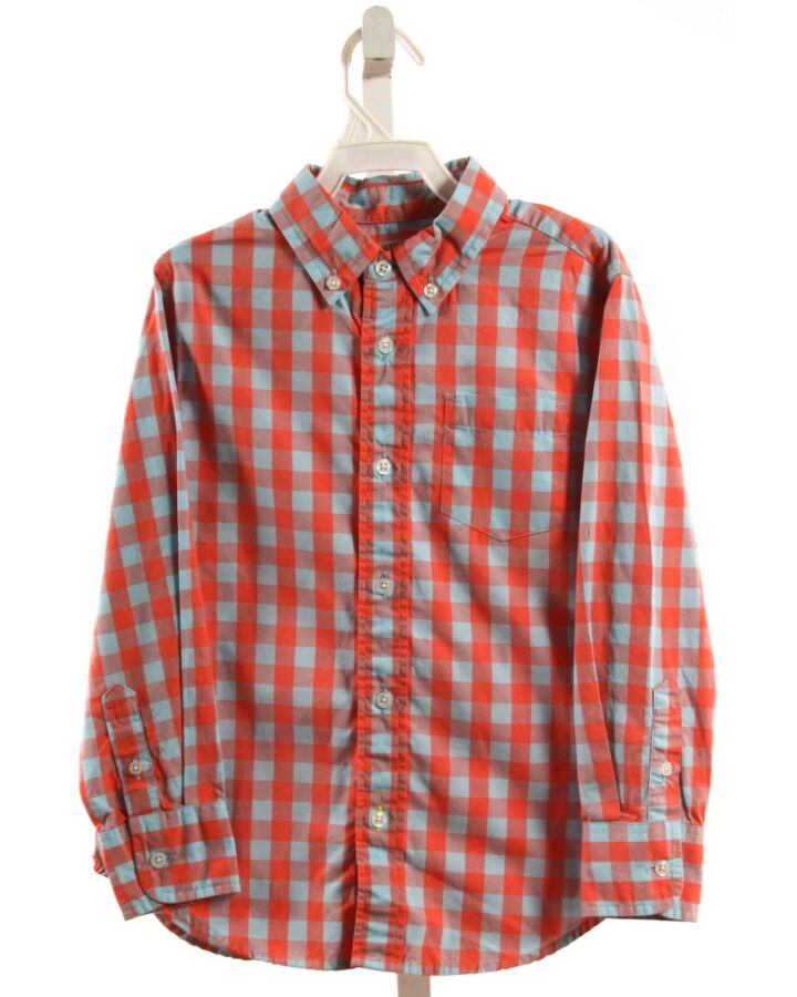 CREWCUTS  RED  GINGHAM  DRESS SHIRT