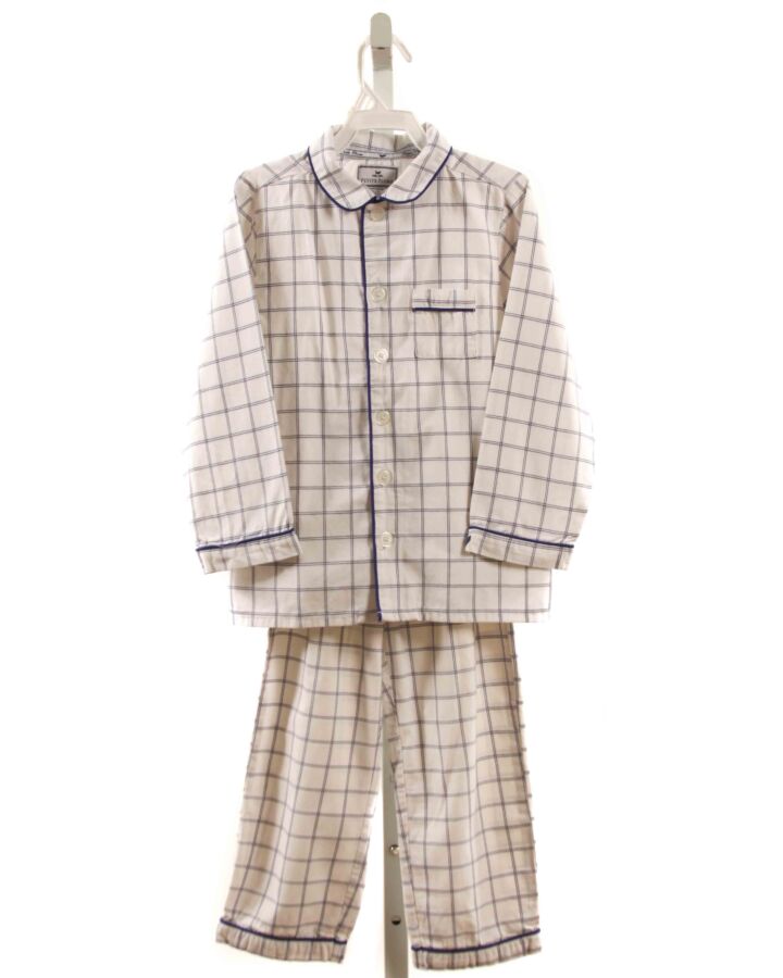 PETITE PLUME  NAVY  WINDOWPANE  LOUNGEWEAR