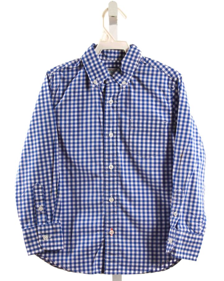 CREWCUTS  BLUE  GINGHAM  DRESS SHIRT