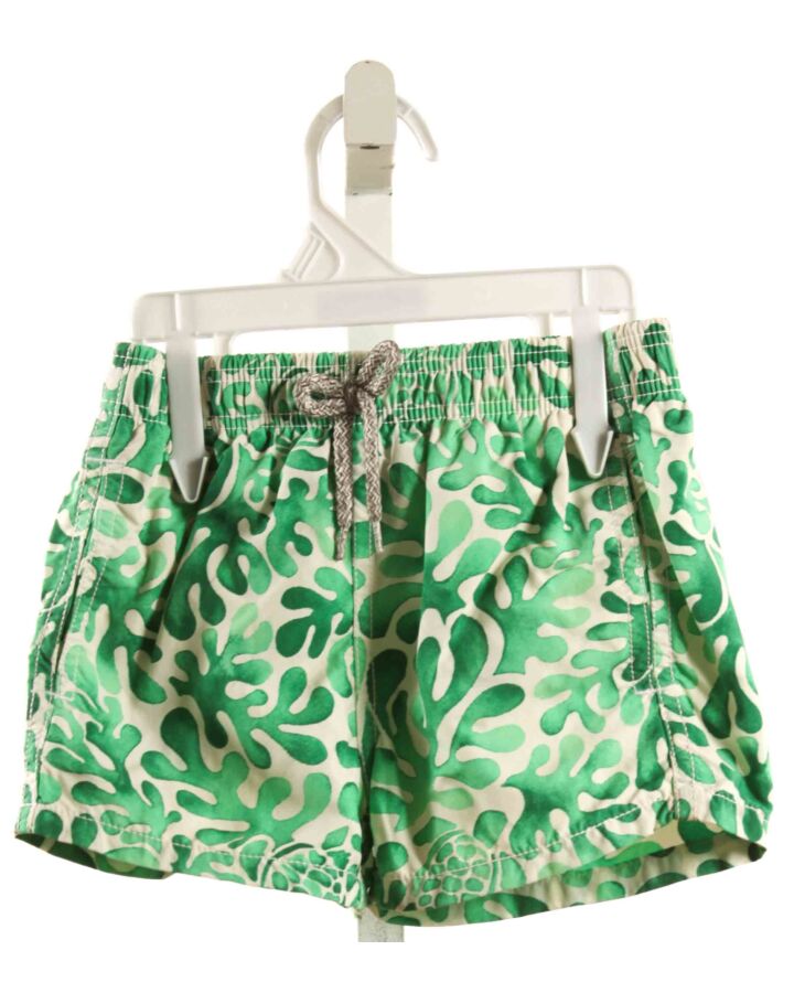 VILEBREQUIN  GREEN    SWIM TRUNKS