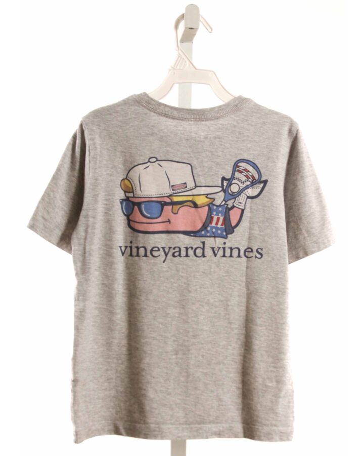 VINEYARD VINES  GRAY   PRINTED DESIGN T-SHIRT