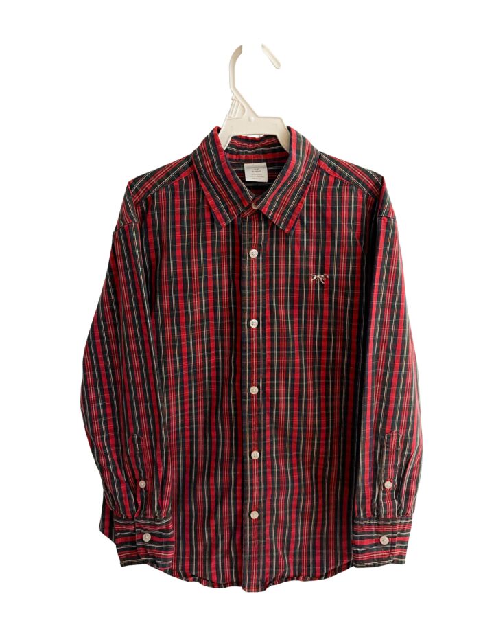 CREWCUTS  RED  PLAID  DRESS SHIRT