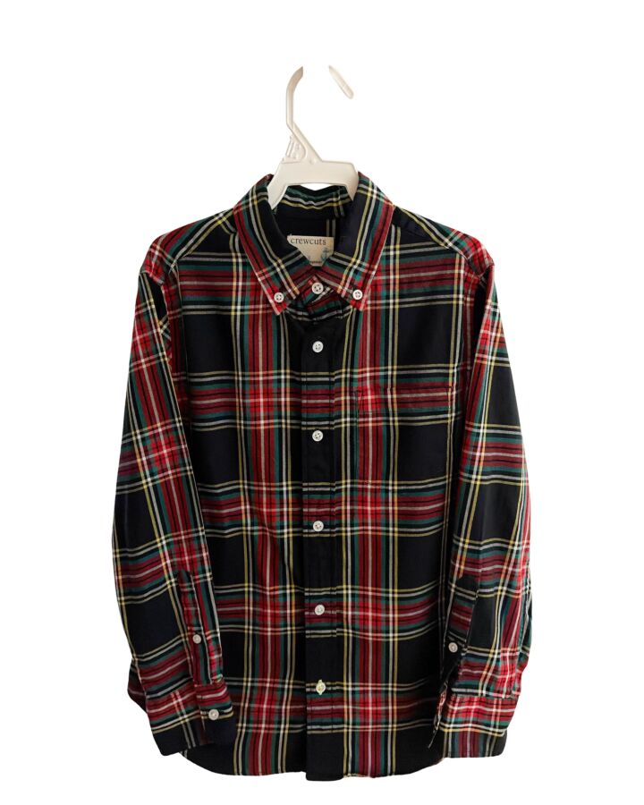 CREWCUTS  RED  PLAID  DRESS SHIRT